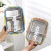 304 acero inoxidable split lunch box para estudiantes de oficina bento box sellada microondas calentado alto nivel de apariencia lunch box Application Scenario